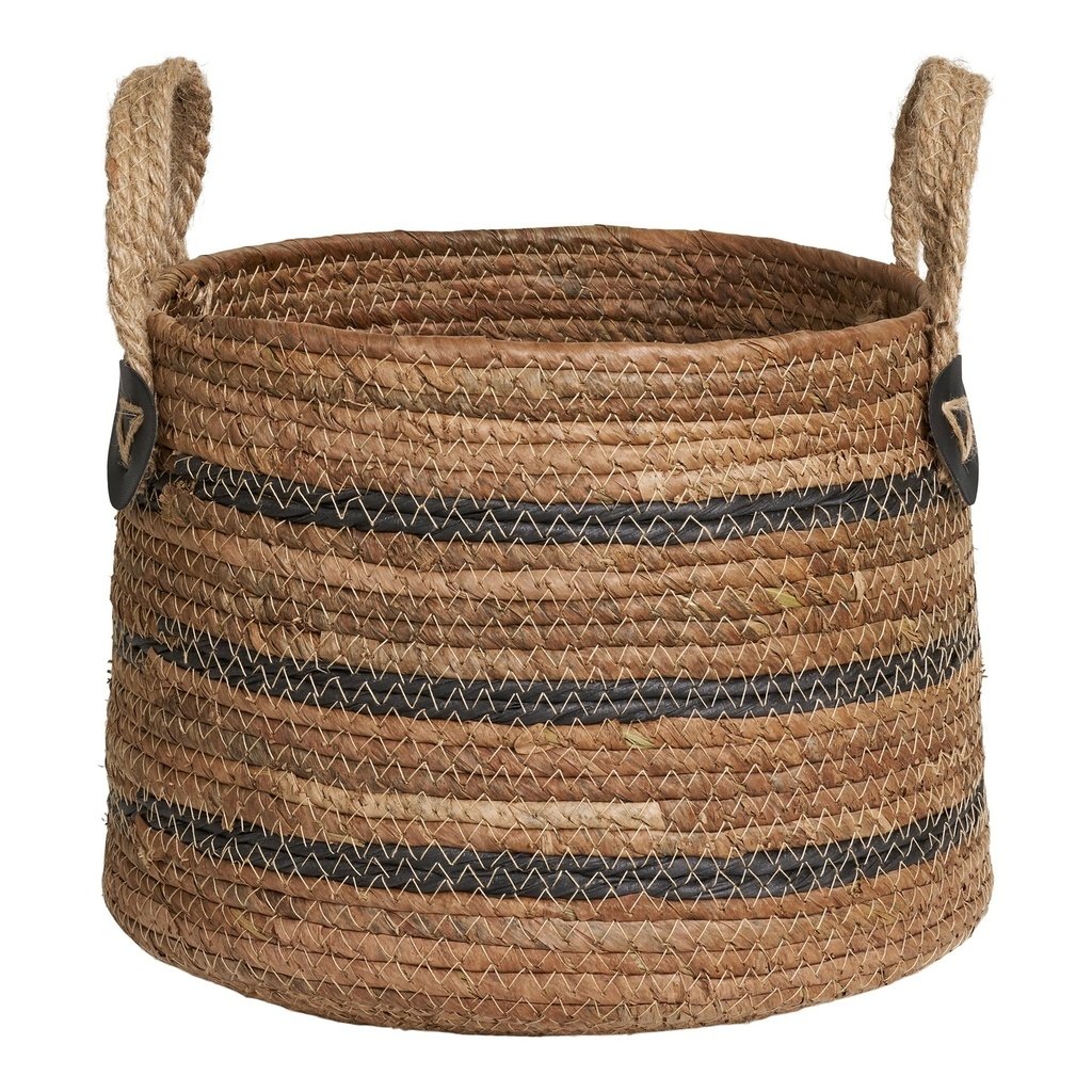 Striped Woven Basket Set - Image 3