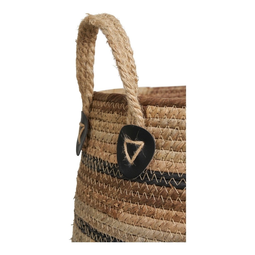 Striped Woven Basket Set - Image 4
