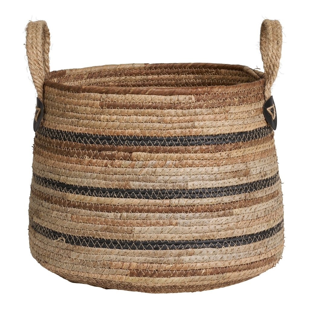 Striped Woven Basket Set - Image 5